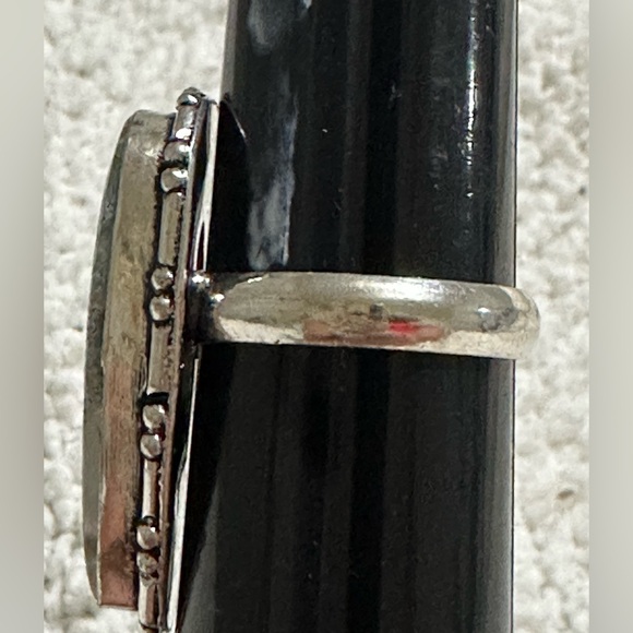 NEW MOSS AGATE RING - Picture 2 of 3